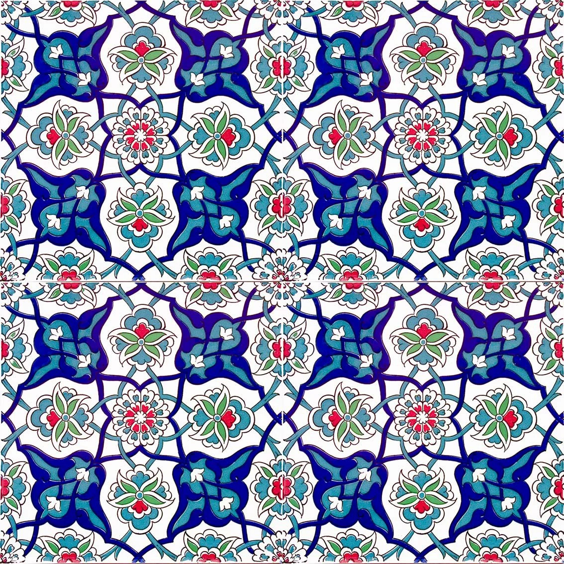 20x20 cm Çini Karo D-27